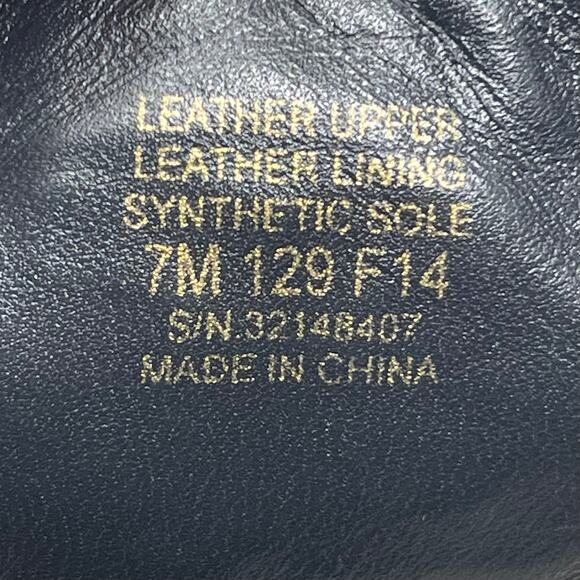 Tory Burch Simone Black Leather Ankle Boots - Bootie - Size 7 - Picture 10 of 10